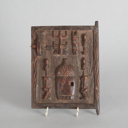 A Wood Carved Dogon Door from Mali