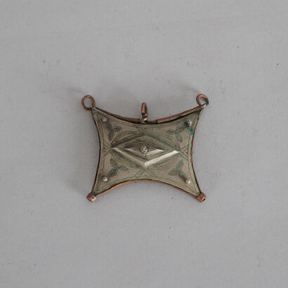 A Brass Tuareg Tcherot Talisman