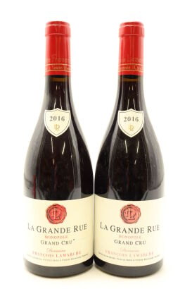 (2) 2016 Domaine Francois Lamarche La Grande Rue Grand Cru Monopole, Cote de Nuits [JR17]