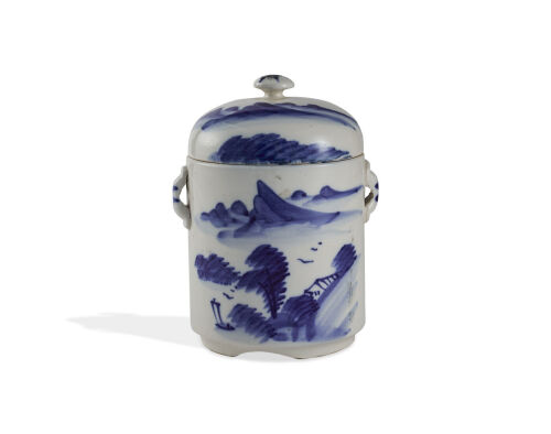 A Chinese Blue and White Porcelain Jar