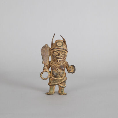 A Benin Warrior Figure from Nigeria