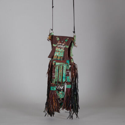A North African Leather Purse from the Sahara