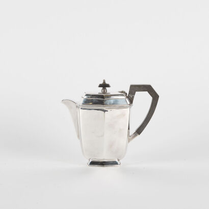 An Antique Silver Plated Coffee Pot