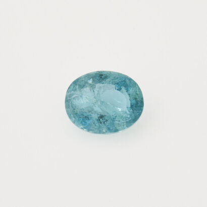 Loose, 3.43 carats, Oval Aquamarine