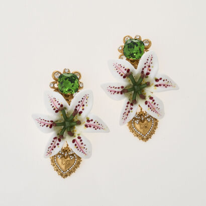 Dolce & Gabbana Flower Clip -on Earrings