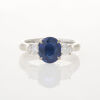 18ct White Gold, 2.00ct Sapphire and Diamond Ring