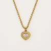 18ct Yellow Gold Chopard Happy Diamond Pendant and Chain