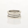 18ct White Gold B.zero1 Bulgari Ring, Size 50 - 2