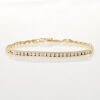 14ct Yellow Gold, Diamond Bracelet of 1.14cts