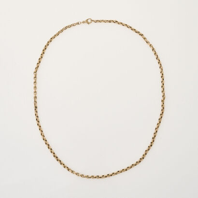 9ct Yellow Gold, 57cm Belcher Chain