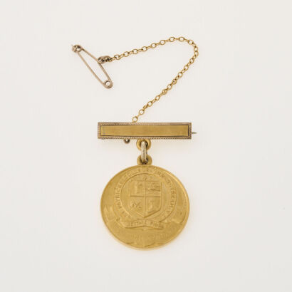 9ct Yellow Gold Gold St Patricks College 1942 Medal