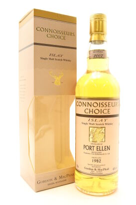 (1) 1982 Gordon & MacPhail Connoisseurs Choice Port Ellen Single Malt Scotch Whisky, 40% ABV