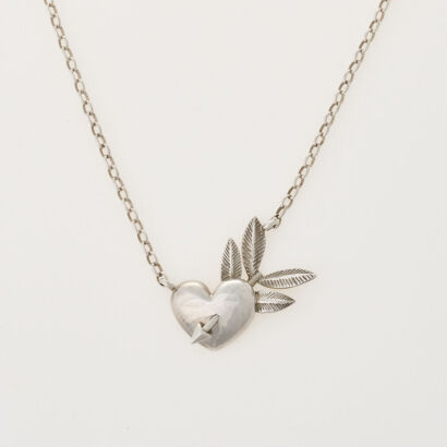 Karen Walker Sterling Silver Heart Necklace