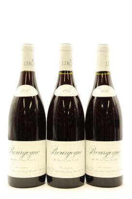 (3) 2017 Domaine Leroy Bourgogne Rouge, Burgundy