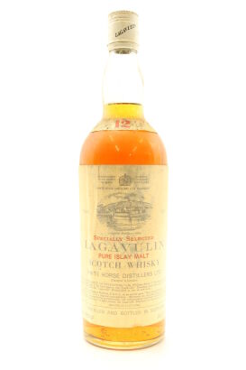 (1) White Horse Distillers Lagavulin 12 Year Old Specially Selected Single Malt Scotch Whisky,75 Proof, 757ml, Circa 1960s