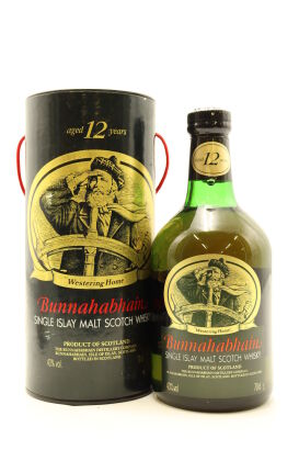 (1) Bunnahabhain 12 Year Old Single Malt Scotch Whisky, 43% ABV, Circa 1980s