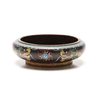 A Late-19th Century Chinese Cloisonn&eacute; Basin