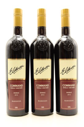 (3) 2012 Elderton Command Single Vineyard Shiraz, Barossa Valley [RP95-97]
