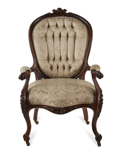 A Victorian Salon Chair