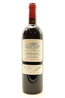 (1) 2001 Chateau Brisson, Cotes de Castillon