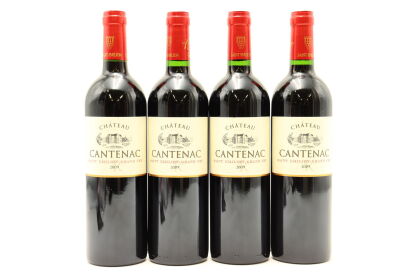 (4) 2009 Chateau Cantenac, Saint-Emilion Grand Cru