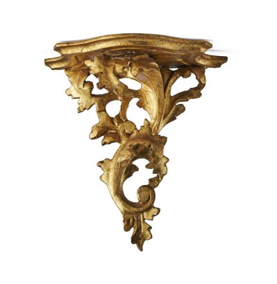 A Rococo Style Carved and Gilt Wall Bracket