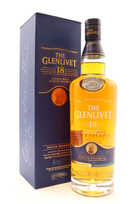 (1) The Glenlivet Batch Reserve, 18 Years Old, Single Malt Scotch Whisky, 40% ABV