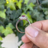 18ct White Gold, .90ct Ruby and Diamond Ring - 6
