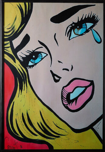 A Roy Lichtenstein Style Print