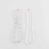 A Set Of Two Vintage Glass Bead Necklaces 75Cm