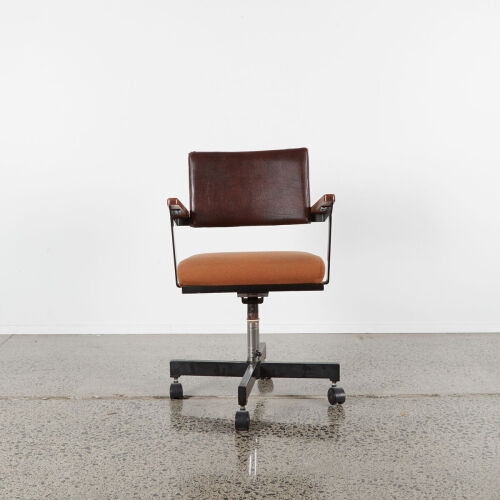 A Mid-Century Industrial Office Chair