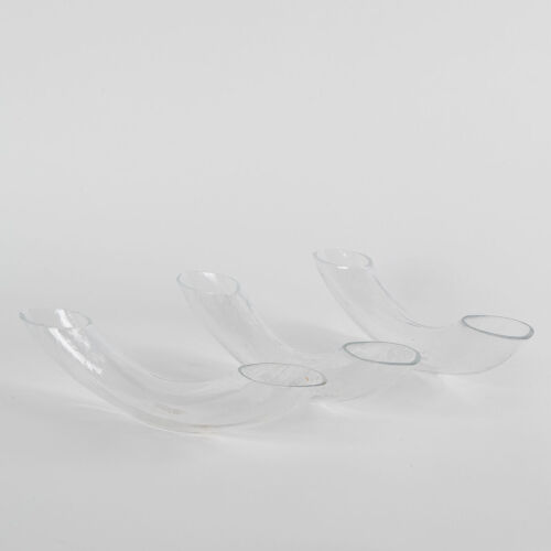 A Trio Of Glass Decorative Glass