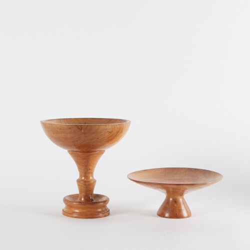 A Pair Of Standing Bowls