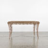 A Gold Ornate Framed Hollywood Regency Table With Mirrored Top