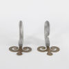 A Pair Of Michael Aram Brass And Aluminium Book Ends C.1990s