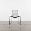 A Black Bertoia Style Single Chair