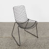 A Black Bertoia Style Single Chair - 2