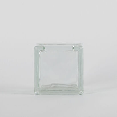 A Small Glass Brick Vase