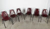 A Suit Of Six ‚ÄòLes Arcs‚Äô Style Chairs By Charlotte Perriand - 2