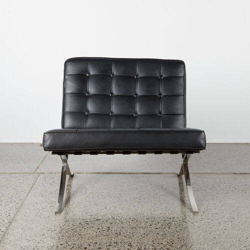 A Mies Van Der Rohe Style Barcelona Chair