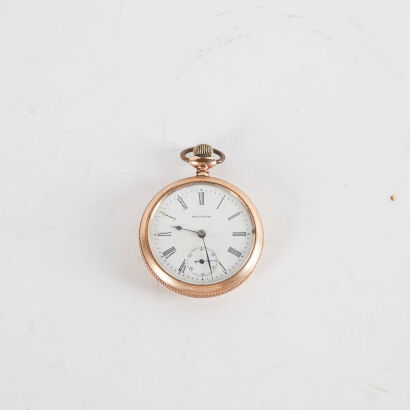 A Gold-Plated Pocket Watch