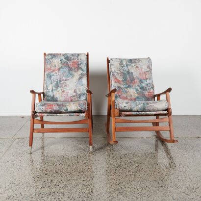 A Pair Of Mid Century Wooden Chairs, A Renovation Project