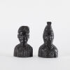 A Pair of Benin Busts from Nigeria