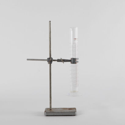 A Vintage Test Tube Holder and Glass Test Tube, England