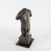 A Brutalist Bronze Sculpture Of A Male Torso - 2