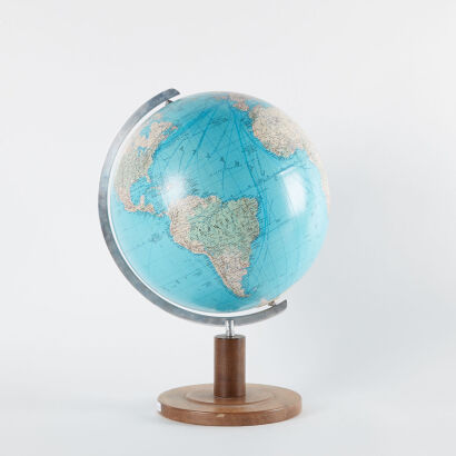 A Large Vintage Columbus Duo Globe