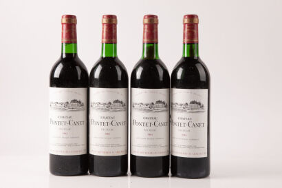 (4) 1983 Chateau Pontet Canet, Pauillac