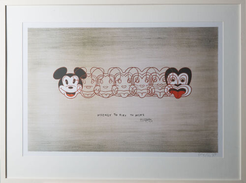 DICK FRIZZELL Mickey to Tik Tu Meke Frame Print