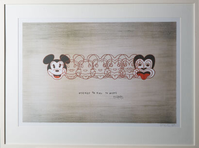 DICK FRIZZELL Mickey to Tik Tu Meke Frame Print