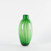 A Green Art Glass Castellani Vase